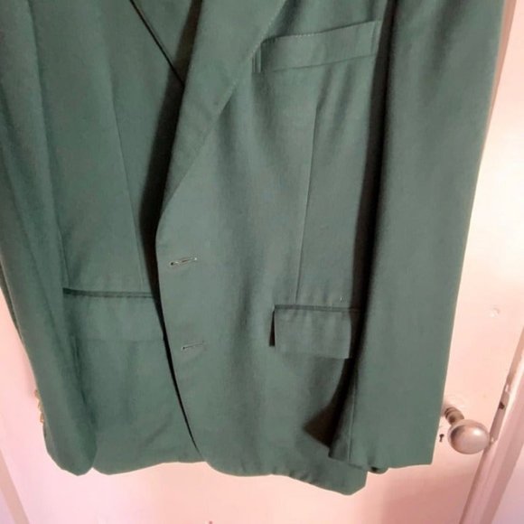 Polo Ralph Lauren Blazer Mens Green Jacket 38RBrass Buttons Custom Made - Picture 3 of 10